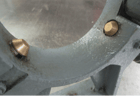 14" -15" Lathe steady rest, 4-3/8" opening & brass adjustable tips (YMC) - Image 9