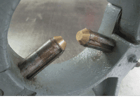 14" -15" Lathe steady rest, 4-3/8" opening & brass adjustable tips (YMC) - Image 8