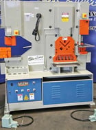 5-1/8" x 5-1/8" x 1/2" Baileigh #SW-95, hydraulic ironworker, 95 ton, 16" throat, 3.93" stroke, 10 HP, 230 - Image 5