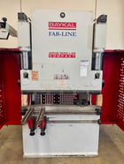 39 Ton, Baykal #APHS-39x4, CNC press brake, 4.1' overall, 8.3" stroke, 5 HP, Baykal ESA EC4 Control, CNC Back - Image 2