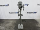 15" Delta Rockwell #15-017, floor model drill press, 1 HP, 4 speed step pulley, keyed drill chuck with bit - Image 1