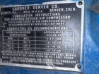 125 psi, Gardner Denver #ADO-1003, Two-Stage Vertical Air Compressor, 870 RPM, 6-3/4" & 3-3/4" bore, 4" - Image 2