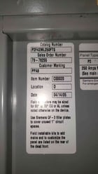 250 Amp. Siemens P2F42ML250FTS, Panelboard, 480 Volts, 3PH, (2) 100A & (9) 30A 3-Pole Breakers - Image 8
