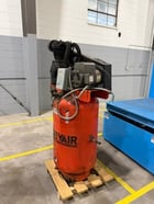 7.5 HP Manchester, tank mounted compressor, 200 psi, 74 gallon - Image 1