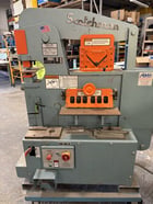4" x 4" x 3/8" Scotchman #5014-CM, hydraulic ironworker, 50 ton, 4" throat - Image 1