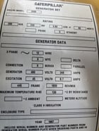 230 KW Caterpillar #3306, Diesel Generator Set, 480 Volts, 362 HP, 3PH, 417 hours, 1997 - Image 10