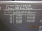 800 Amps, Eaton, SPB50, manually operated, drawout, 600 Volts, #IC5013 - Image 1
