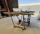 Heavy-Duty Welded Steel Shop Carts, wide flat-free casters, lot of 3 - Image 1
