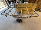 Heavy-Duty Welded Steel Shop Carts, wide flat-free casters, lot of 3 - Image 2