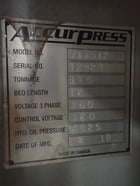175 Ton, Accurpress #717512, CNC hydraulic press brake, 12' overall, ETS controls, 2018 - Image 4