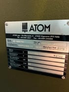 40 Ton, Atom #SP588/40, traveling head hydraulic die cutting clicker press, 6 stroke, 2015 - Image 4