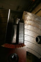 12" Warner & Swasey, 4-jaw chuck, 12" bore, #10336 - Image 8