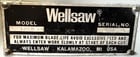 10" x 16" Wellsaw Horizontal Band Saw 1016, 50-275 FPM, 1" Blade, Coolant, 2 HP, Reconditioned - Image 8