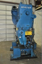 100 Ton, Minster #P2-100-42, straight side double crank press, 1.5" stroke, 18" Shut Height, 2.5" adj. - Image 7