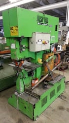 8" x 8" x 9/16" Mubea #KLSH-1100, 120 ton, 1-5/8" round bar, 20 HP, 1981, #83106 - Image 1