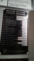 1200 Amps, Square D, VR, V5D4133Y000A, 4.76 KV, 50/60 hz., (3 available) - Image 3