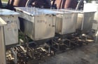 20 cu.ft., Hopper tanks/tote tanks, 150 gallon 23.5" x 4' w x 2' - Image 3