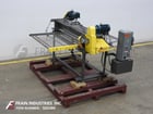 Sugar topper and conveyor, equipped with 38" w x 64" l stainless stee - Image 1
