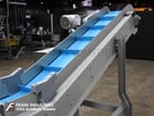 16" wide x 6.1' long, Smalley, Stainless Steel, inclined cleated belt conveyor, food grade belt, 1/2 HP drive - Image 2