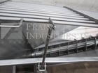 10" diameter x 12.6' long, Cozzini #CSC1014, 304 Stainless Steel, portable incline screw conveyor - Image 2