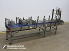 23-3/4" W x 94" L Modern, Stainless Steel, 1 to 4 lane, Intralox  style belt, accumlation table - Image 1