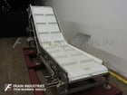 32" wide x 6' long, Friesen, Stainless Steel, inclined cleated conveyor, 61"-65" discharge height, 1/2 HP - Image 2