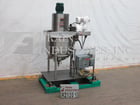 60 gallon Lee #60D12T, portable 316 Stainless Steel Tri-mix kettle, 90 psi, jacketed, 32" diameter x 30" deep - Image 1