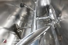 60 cu.ft. Marion #HPS4272, 316 Stainless Steel paddle mixer, three section hinged lid, safety grates, 72" L x - Image 2