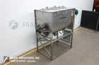 60 cu.ft. Marion #HPS4272, 316 Stainless Steel paddle mixer, three section hinged lid, safety grates, 72" L x - Image 3