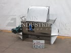 25 cu.ft. Ross #42N-25, 304 Stainless Steel, double ribbon blender w/bag break station with lid, 4" bottom - Image 5