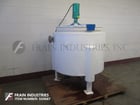150 gallon Tycon USA, glass lined low pressure jacketed mixing tank, lift up covers, 38" diameter x 32" deep - Image 5