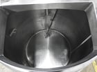 400 gallon Feldmeier, 304 Stainless Steel jacketed and insulated tank, 48" diameter x 52" deep, slant bottom - Image 2