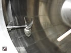 1500 gallon Cherry Burrell #CH, 304 Stainless Steel horizontal tank, 66" diameter x 100" straight wall, dish - Image 2