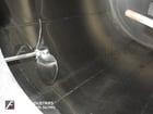 1500 gallon Cherry Burrell #CH, 304 Stainless Steel horizontal tank, 72" diameter x 80" straight wall, dish - Image 2