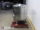 1000 gallon Cherry Burrell #CV, 304 Stainless Steel, single wall tank, 65" diameter x 80" deep with a 64" - Image 4