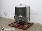 1000 gallon Cherry Burrell #CV, 304 Stainless Steel, single wall tank, 65" diameter x 80" deep with a 64" - Image 5
