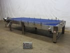 75" W x 250" L Automated Production Systems, Stainless Steel frame, 5-belt accumulation table, adjustable - Image 5