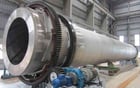 60" diameter x 444" long Brown & Sharpe, indirect fired rotary drum, Inconel 800, gas fired, trailer mounted - Image 1