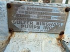300 GPM @ 2000' TDH, Bingham, 3x4x8 A MSD 8 STG Stainless Steel, 3560 RPM, #2549 - Image 1
