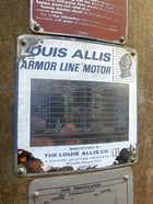 300 HP 1780 RPM Louis Allis, Frame 509UP, DP, VSS, vertical solid shaft, hi-thrust, used, 4160 Volts - Image 2