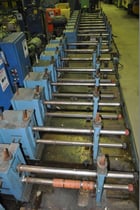 18 Stand, CMC, rollformer, 32" roll space, 2" dia.shafts, 18" horiz. centers, 40 HP,good - Image 2