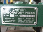 12 Ton, Carver #C, 6.75" x6.25", 5.1" stroke, 0-17.5" adj.daylight, hand pump, like new, #2585 - Image 3