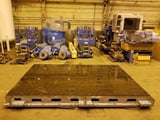 Image for 192" x 120" x 14", T- Slotted floor plate, levelers, boring mill CNC lathe