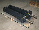 Image for 5" Bore, Hydroline, 3.5" dia rod, 30" str, 3000 psi, male rod end, 1.5" ports, double-action, #2625 (2 available)