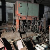 Image for No. 350 Combustion Engineering - Cast-Milwaukee briquetter, 24" dia. power cylinder, 2-1/2 cu.yd. infeed hopper w/stand, (2) hydraulic pumps, used
