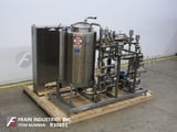 Image for Sani-Matic, single tank, Stainless Steel, sanitary CIP system, 200 gallon, 32" OD x 47" straight wall, flat top, slant bottom