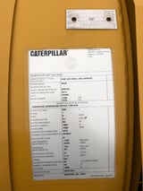 Image for 1225 KW, 1200 RPM, Caterpillar, generator end, 346/600 Volts, 3-phase, sound attenuated enclosure 00, #16294
