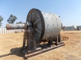 Image for 7' x 5'5" Ball Mill, 100 HP, 1180 RPM, 220/440 V., skid mounted,,spare motor, steel liner