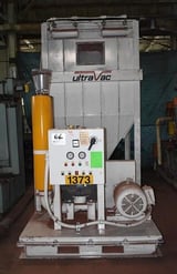 Image for Ultra-Vac #402SP, stationary indl vacuum loader has 40 HP power module, collection hopper, filtration system, 2009, #28618