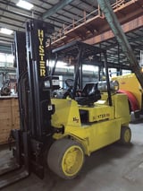 Image for 8500 lb. Hyster #S100XL2, forklift, LPG, 7'/13'6" triple stage mast, 3-way, 2001